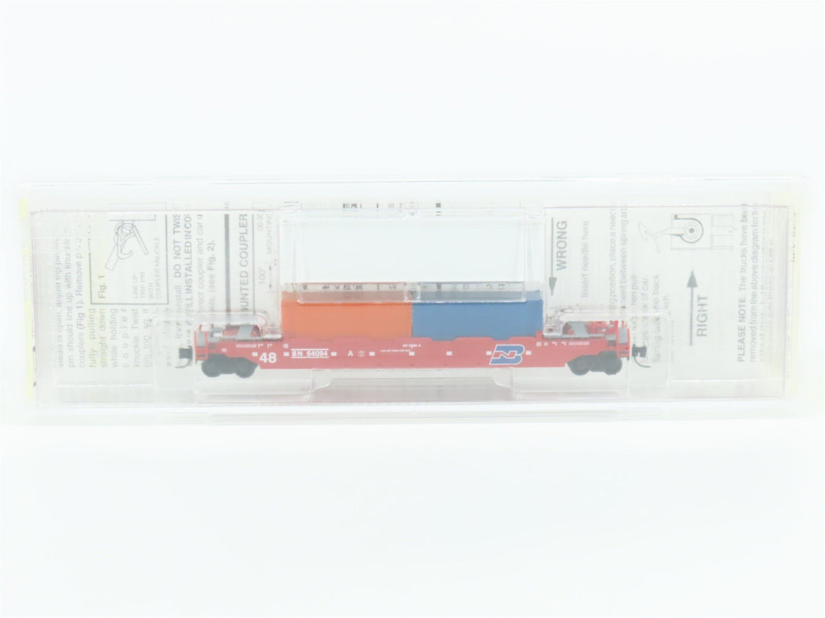 Z Scale Micro-Trains MTL 13002-2 BN Burlington Northern Well Car #64094