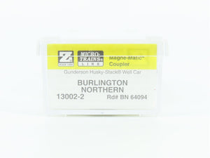 Z Scale Micro-Trains MTL 13002-2 BN Burlington Northern Well Car #64094