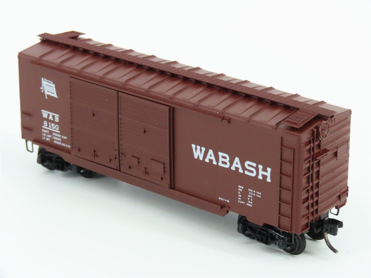 N Scale Kadee Micro-Trains MTL 23130 WAB Wabash 40&#39; Double Door Box Car #8150