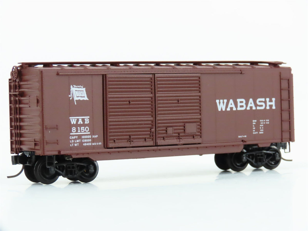 N Scale Kadee Micro-Trains MTL 23130 WAB Wabash 40&#39; Double Door Box Car #8150