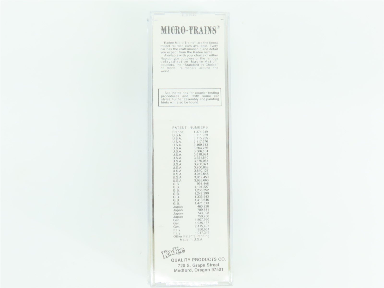 N Scale Kadee Micro-Trains MTL 23130 WAB Wabash 40' Double Door Box Car #8150