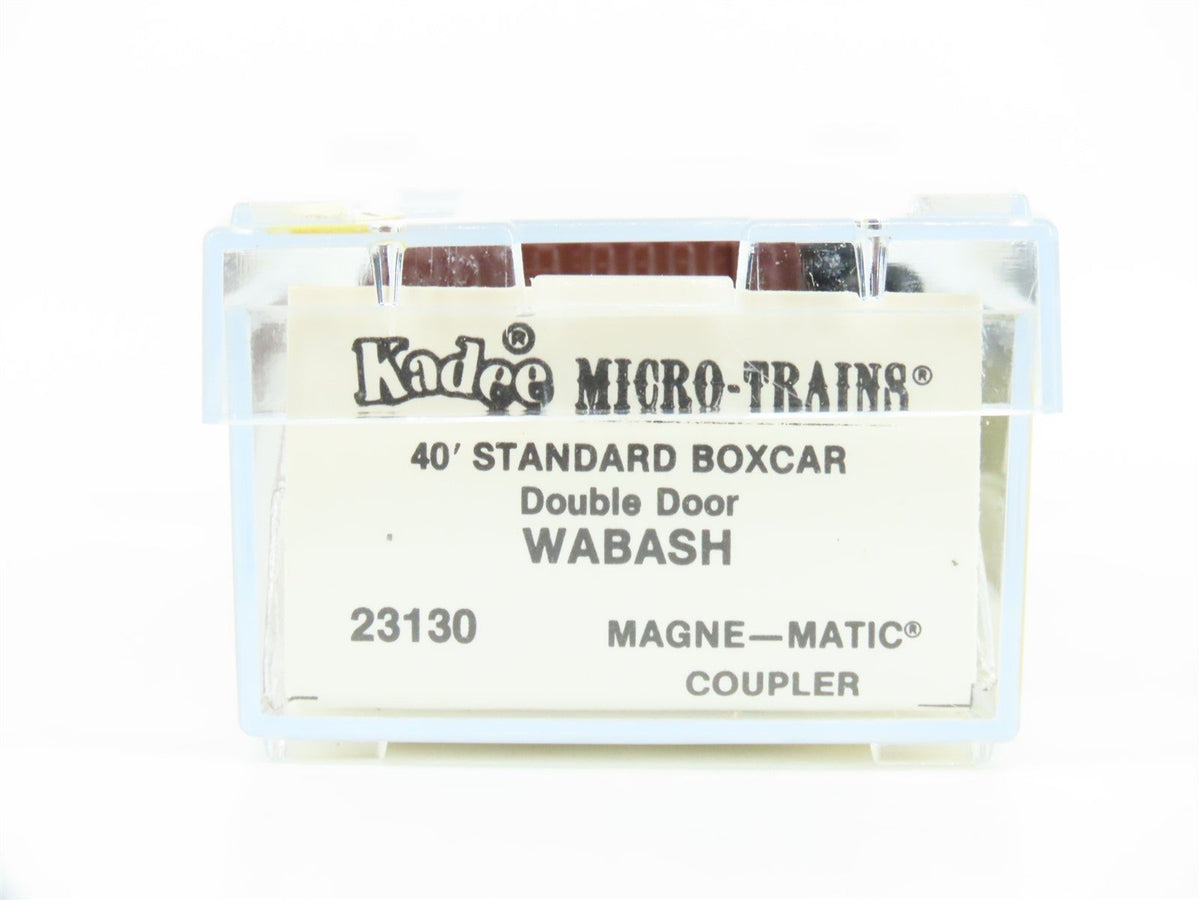 N Scale Kadee Micro-Trains MTL 23130 WAB Wabash 40&#39; Double Door Box Car #8150