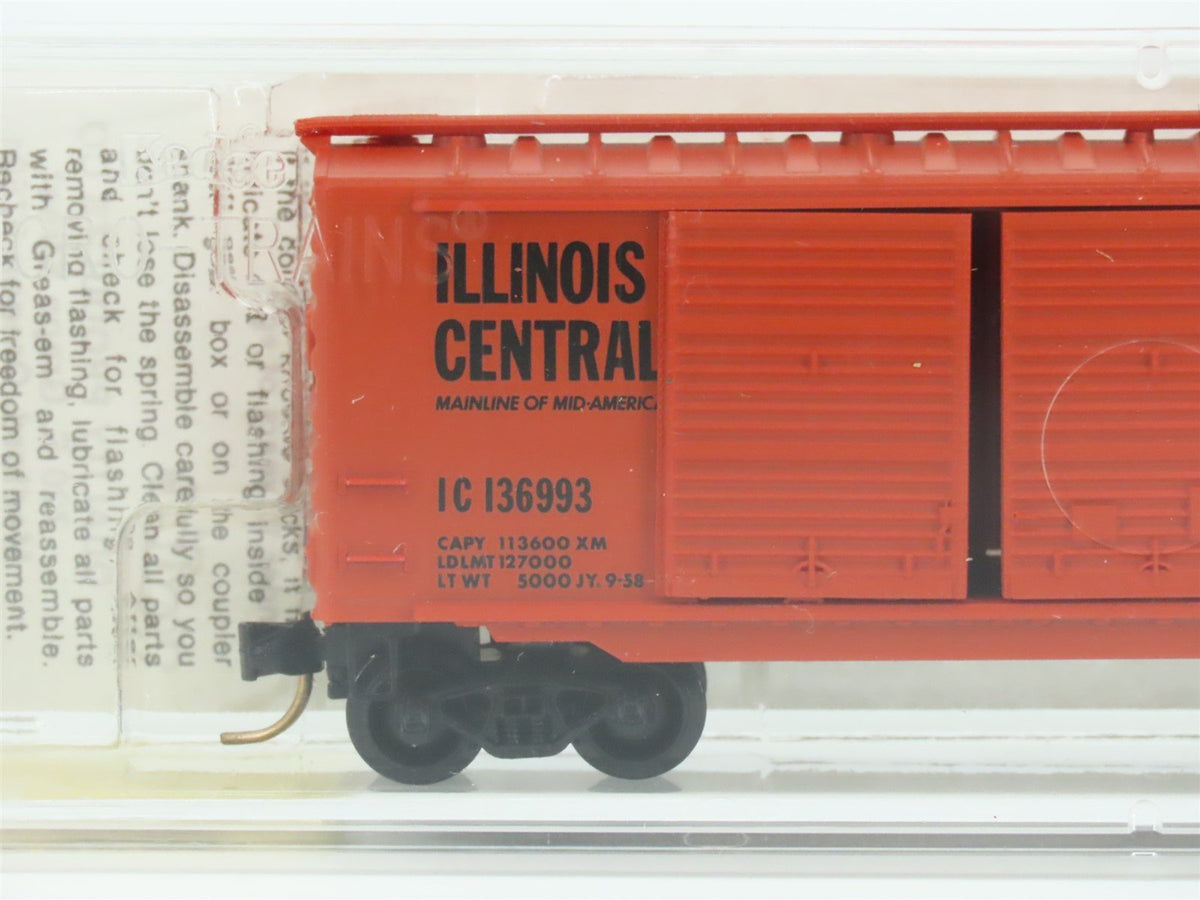 N Scale Kadee Micro-Trains MTL 23090 IC Illinois Central 40&#39; Box Car #136993