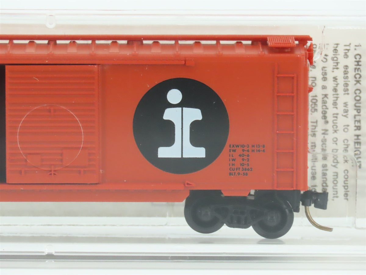 N Scale Kadee Micro-Trains MTL 23090 IC Illinois Central 40&#39; Box Car #136993