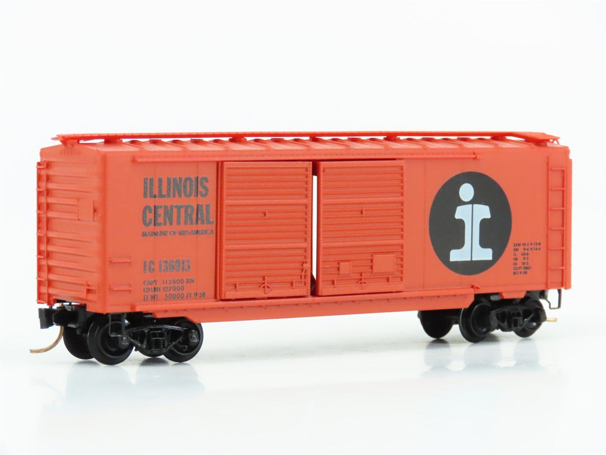 N Scale Kadee Micro-Trains MTL 23090 IC Illinois Central 40&#39; Box Car #136913