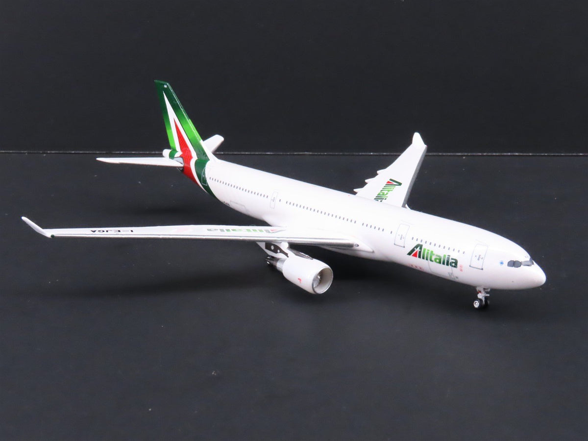 1:400 Scale Big-Bus Models Die-Cast Alitalia Airbus A330-202 Airliner