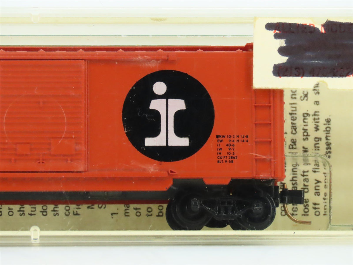 N Scale Kadee Micro-Trains MTL 23090 IC Illinois Central 40&#39; Box Car #136501