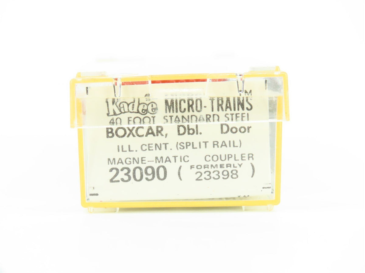 N Scale Kadee Micro-Trains MTL 23090 IC Illinois Central 40&#39; Box Car #136501