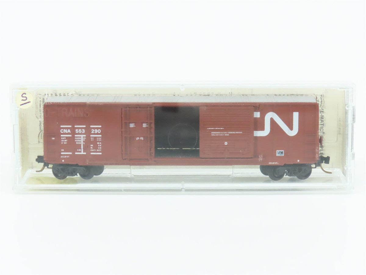 N Scale Kadee Micro-Trains MTL 26030 CNA Canadian National 50&#39; Box Car #553290