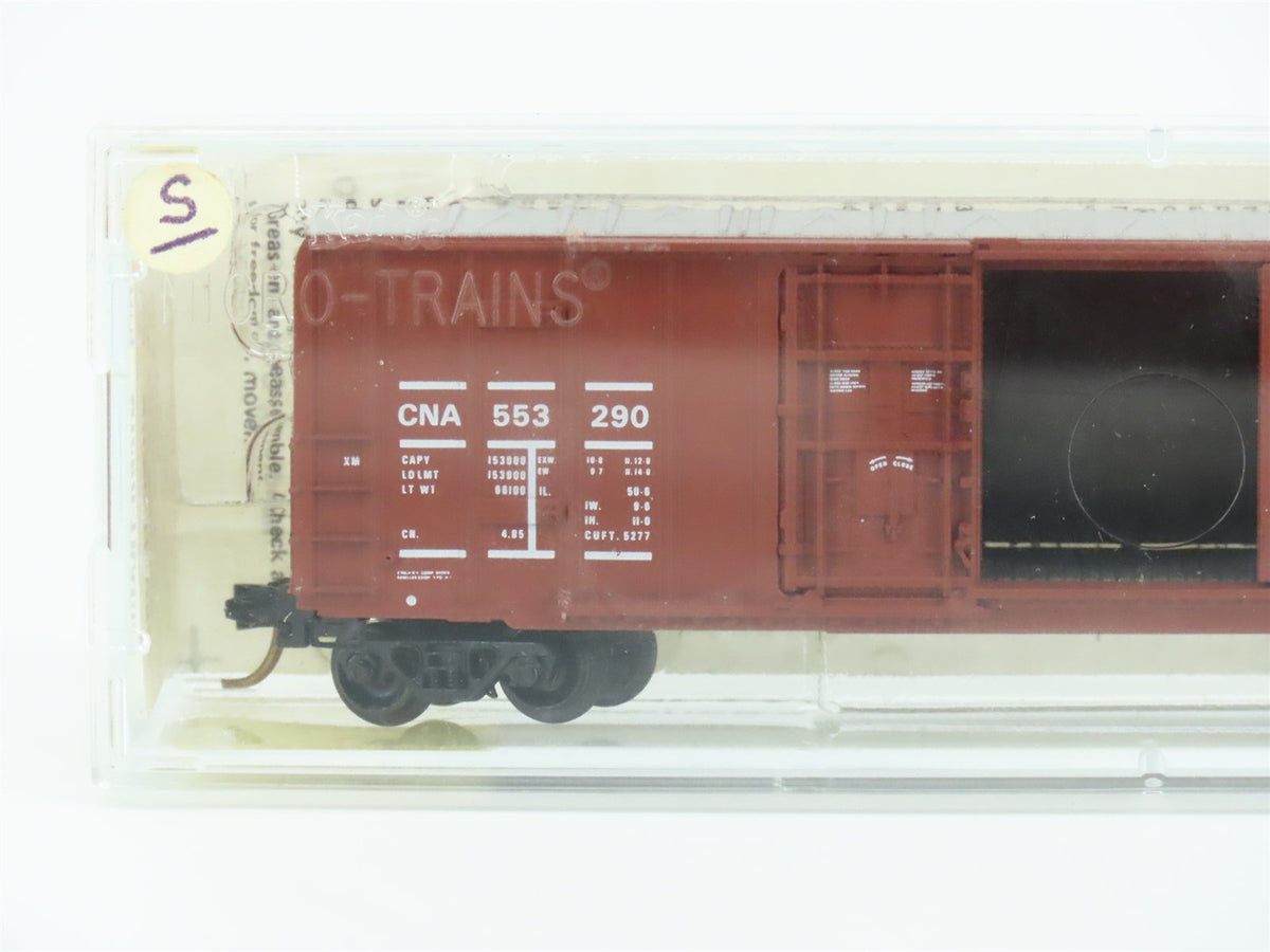 N Scale Kadee Micro-Trains MTL 26030 CNA Canadian National 50&#39; Box Car #553290