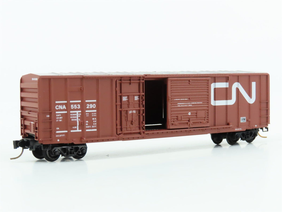 N Scale Kadee Micro-Trains MTL 26030 CNA Canadian National 50&#39; Box Car #553290