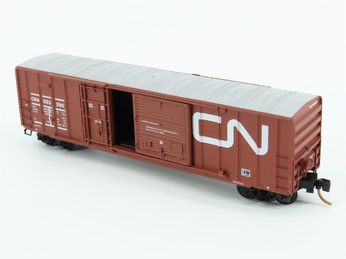 N Scale Kadee Micro-Trains MTL 26030 CNA Canadian National 50&#39; Box Car #553290