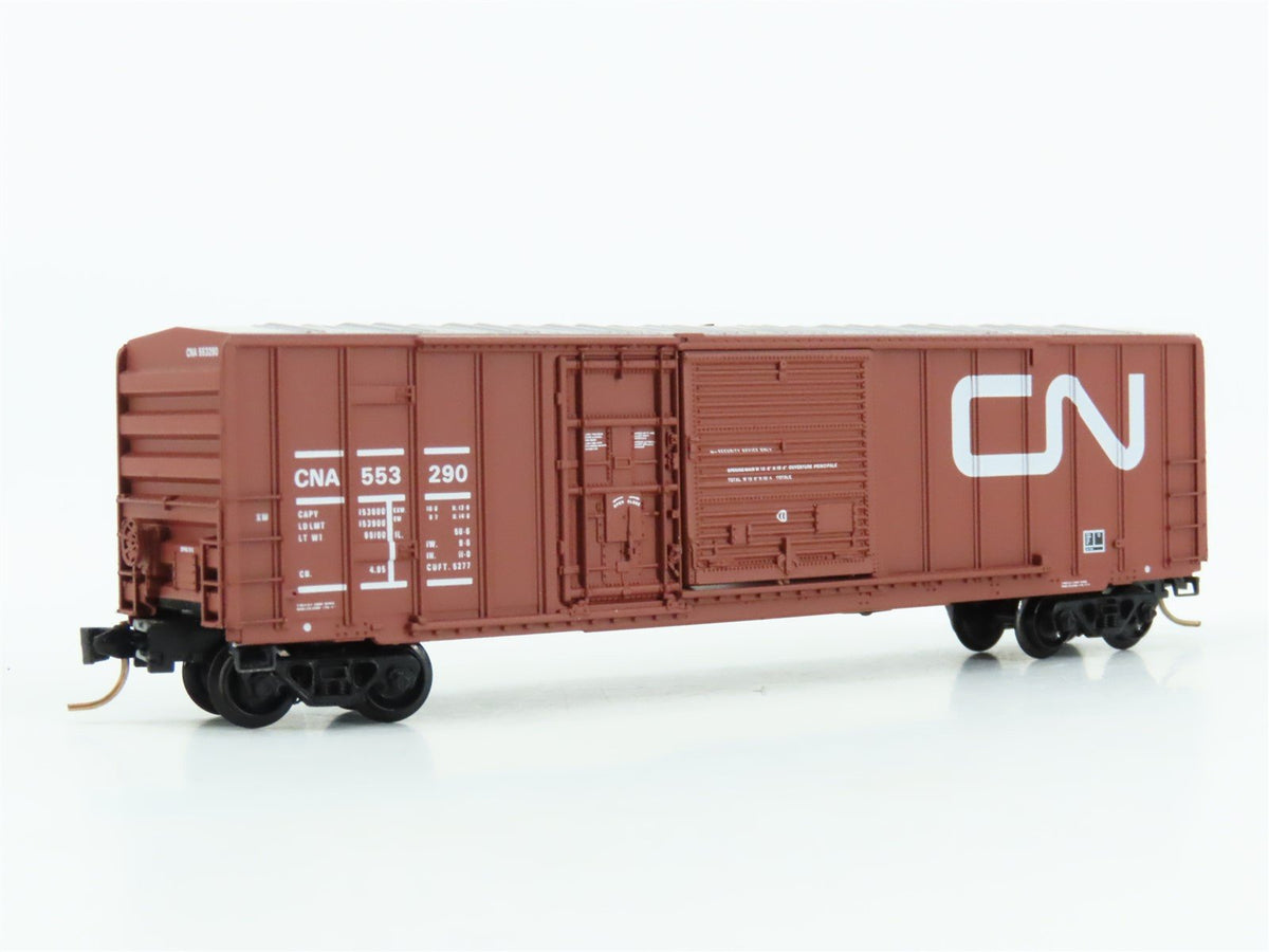 N Scale Kadee Micro-Trains MTL 26030 CNA Canadian National 50&#39; Box Car #553290