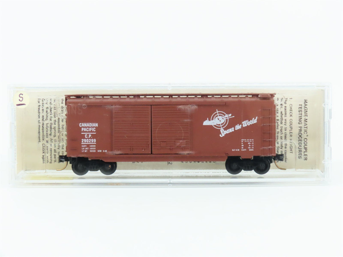 N Scale Kadee Micro-Trains MTL 23140 CP Spans the World 40&#39; Box Car #290299