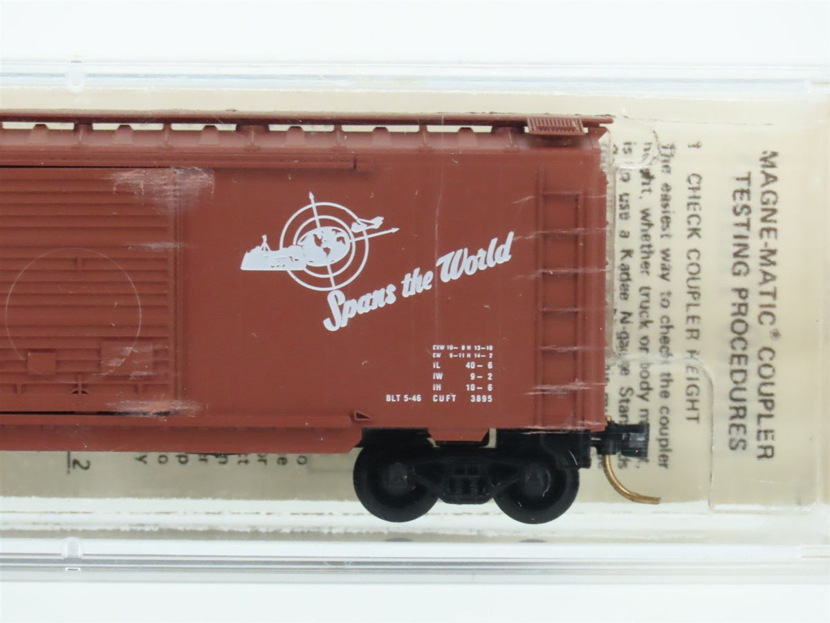 N Scale Kadee Micro-Trains MTL 23140 CP Spans the World 40&#39; Box Car #290299