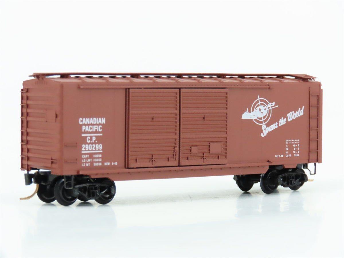 N Scale Kadee Micro-Trains MTL 23140 CP Spans the World 40&#39; Box Car #290299