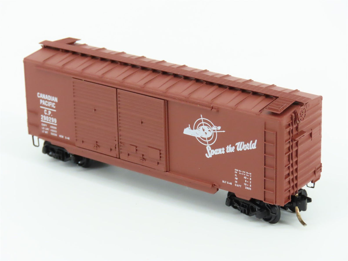 N Scale Kadee Micro-Trains MTL 23140 CP Spans the World 40&#39; Box Car #290299