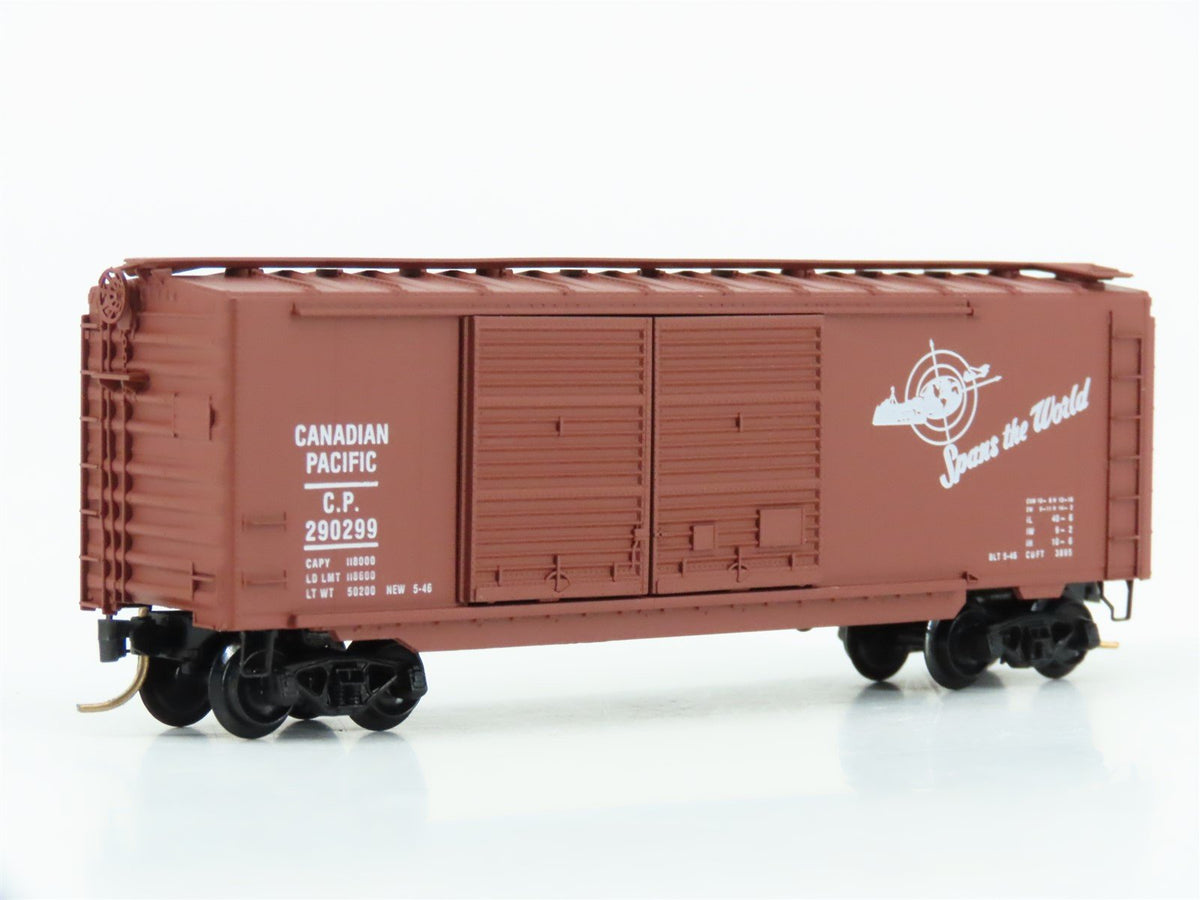 N Scale Kadee Micro-Trains MTL 23140 CP Spans the World 40&#39; Box Car #290299