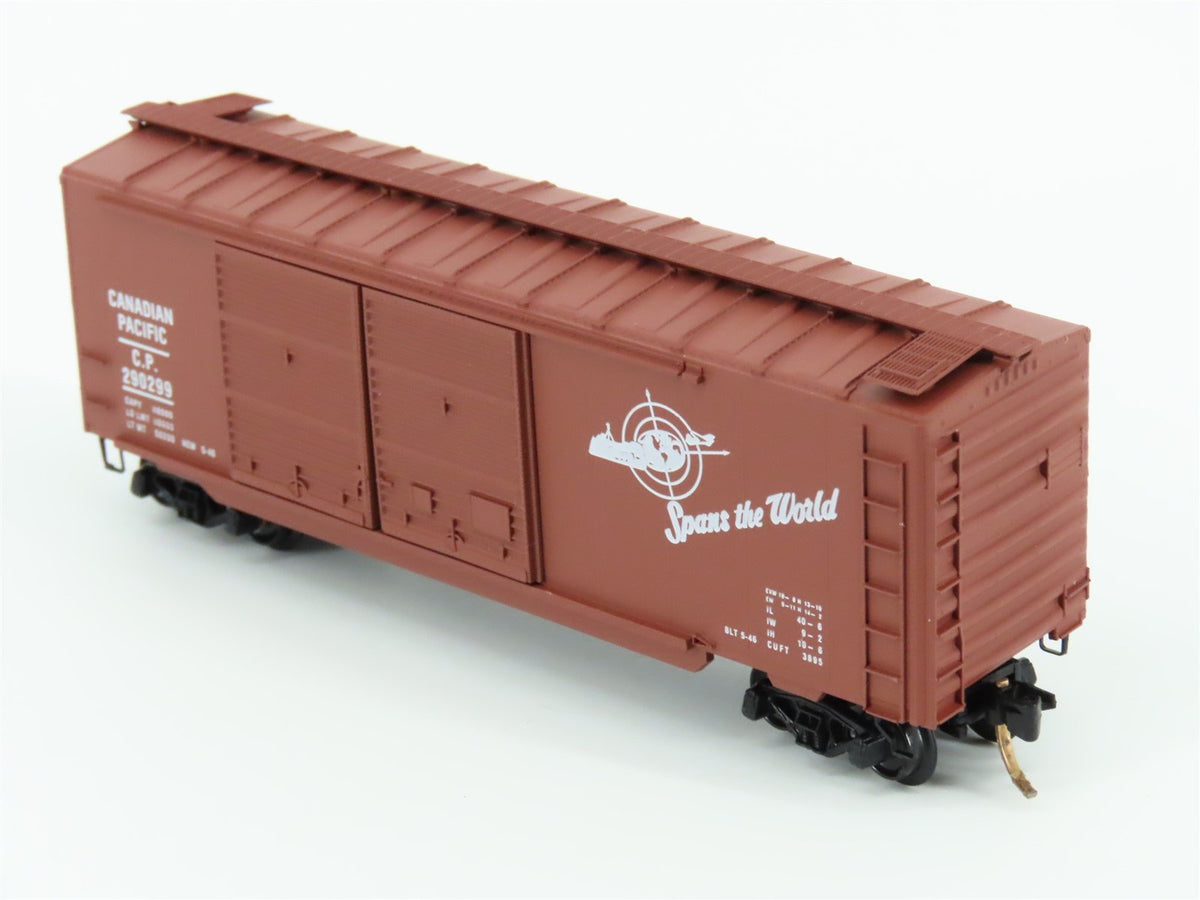 N Scale Kadee Micro-Trains MTL 23140 CP Spans the World 40&#39; Box Car #290299