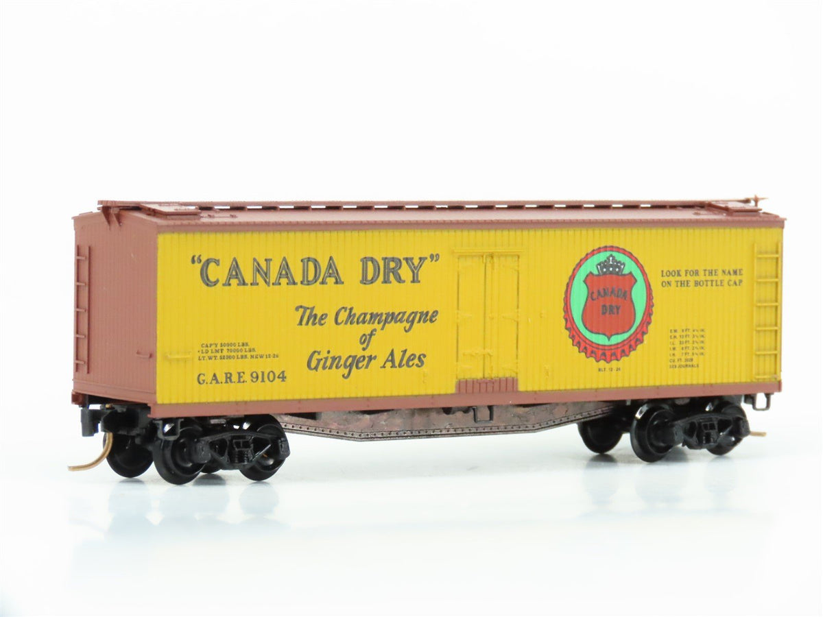 N Scale Kadee Micro-Trains MTL 49190 GARE Canada Dry Ginger Ale 40&#39; Reefer #9104