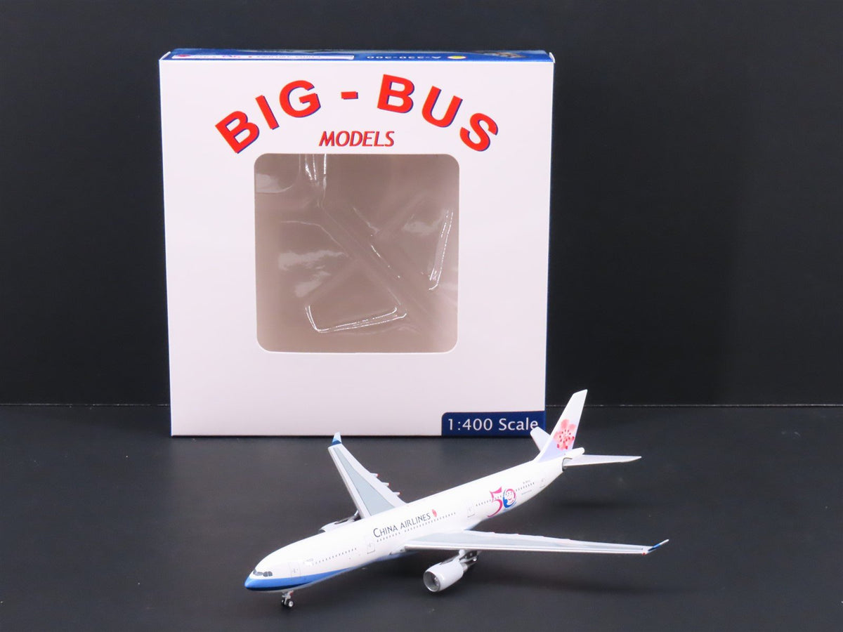 1:400 Scale Big-Bus Models Die-Cast China Airlines &quot;50&quot; Airbus A330-300