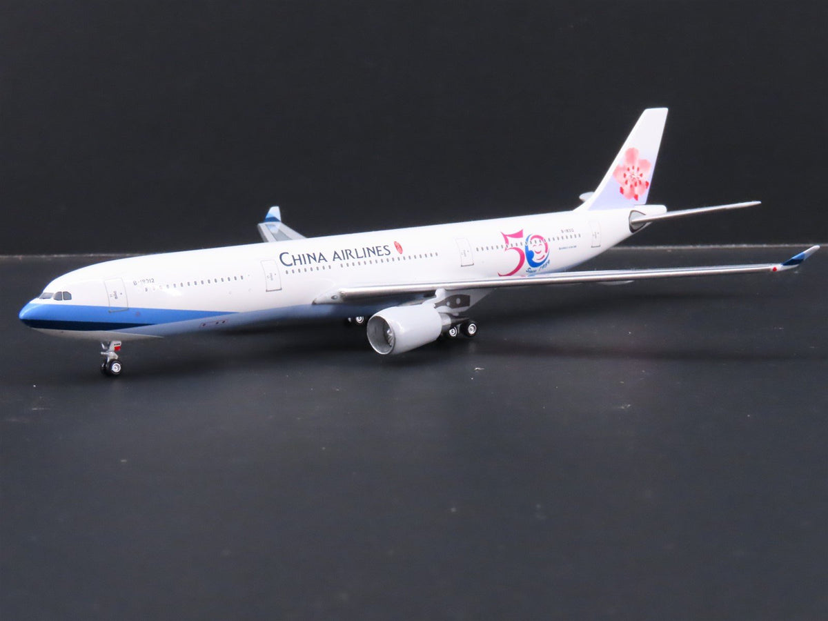 1:400 Scale Big-Bus Models Die-Cast China Airlines &quot;50&quot; Airbus A330-300