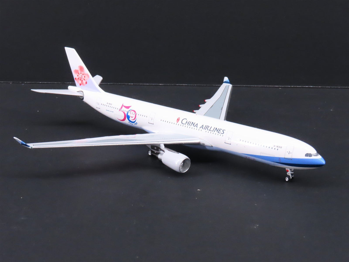 1:400 Scale Big-Bus Models Die-Cast China Airlines &quot;50&quot; Airbus A330-300