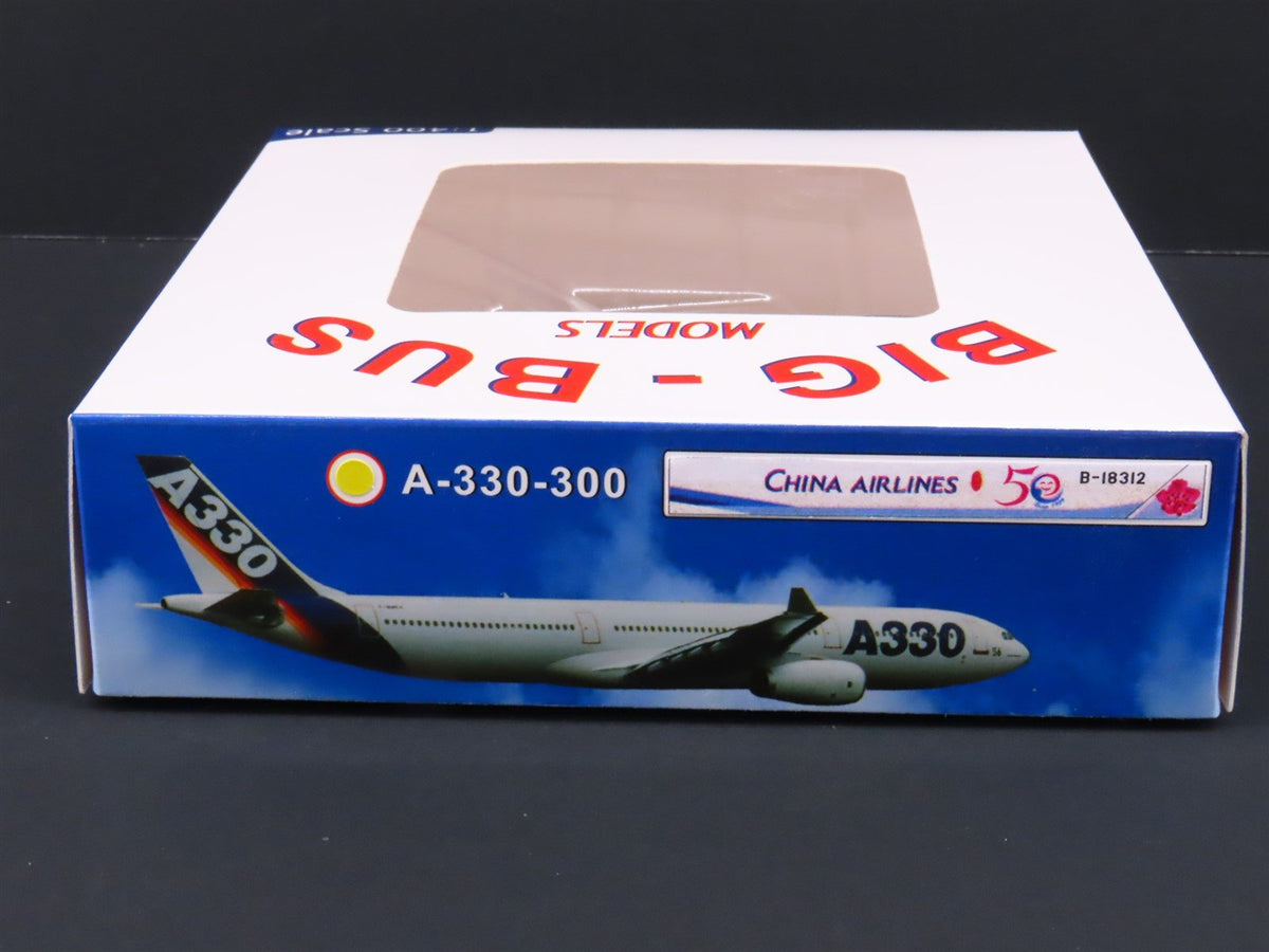 1:400 Scale Big-Bus Models Die-Cast China Airlines &quot;50&quot; Airbus A330-300