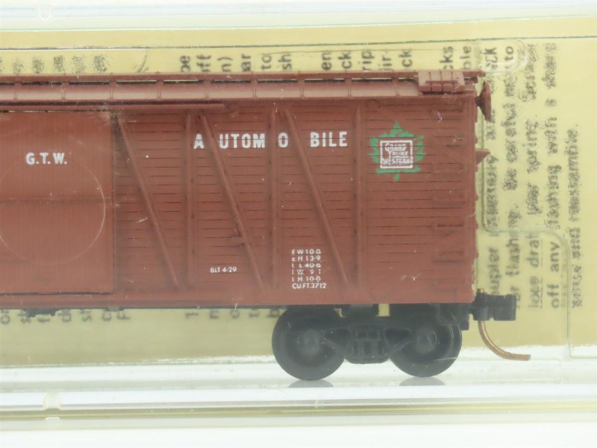 N Scale Kadee Micro-Trains MTL 29010 GTW Grand Trunk Western 40&#39; Box Car #583441