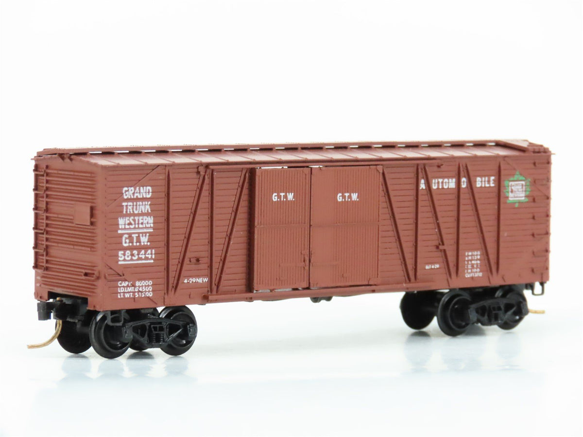 N Scale Kadee Micro-Trains MTL 29010 GTW Grand Trunk Western 40&#39; Box Car #583441