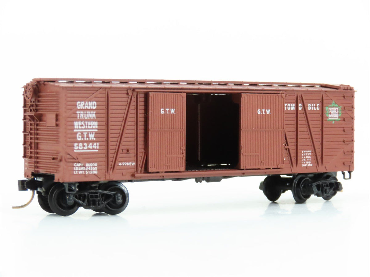 N Scale Kadee Micro-Trains MTL 29010 GTW Grand Trunk Western 40&#39; Box Car #583441