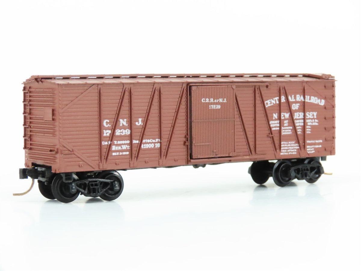 N Scale Kadee Micro-Trains MTL 28249-1 CNJ Jersey Central 40&#39; Box Car #17239