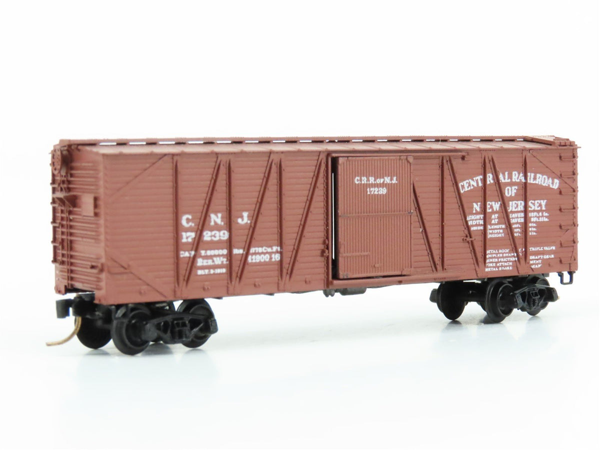 N Scale Kadee Micro-Trains MTL 28249-1 CNJ Jersey Central 40&#39; Box Car #17239