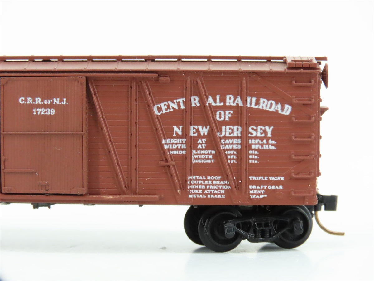 N Scale Kadee Micro-Trains MTL 28249-1 CNJ Jersey Central 40&#39; Box Car #17239