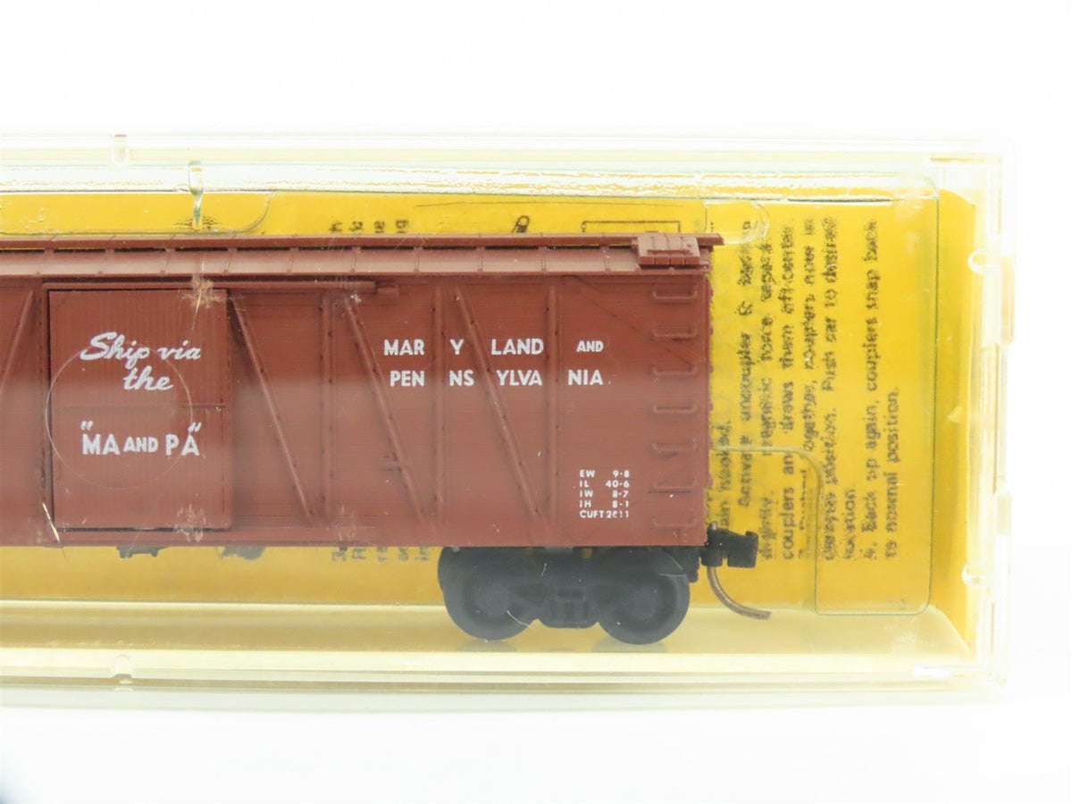 N Scale Kadee Micro-Trains MTL 28021 M&amp;PA &quot;Ma and Pa&quot; 40&#39; Box Car #1154