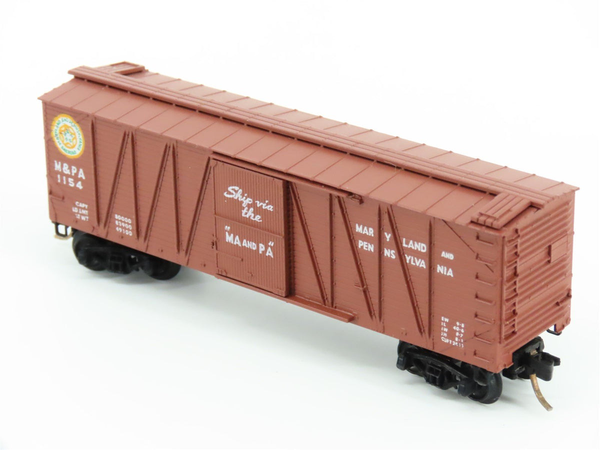 N Scale Kadee Micro-Trains MTL 28021 M&amp;PA &quot;Ma and Pa&quot; 40&#39; Box Car #1154