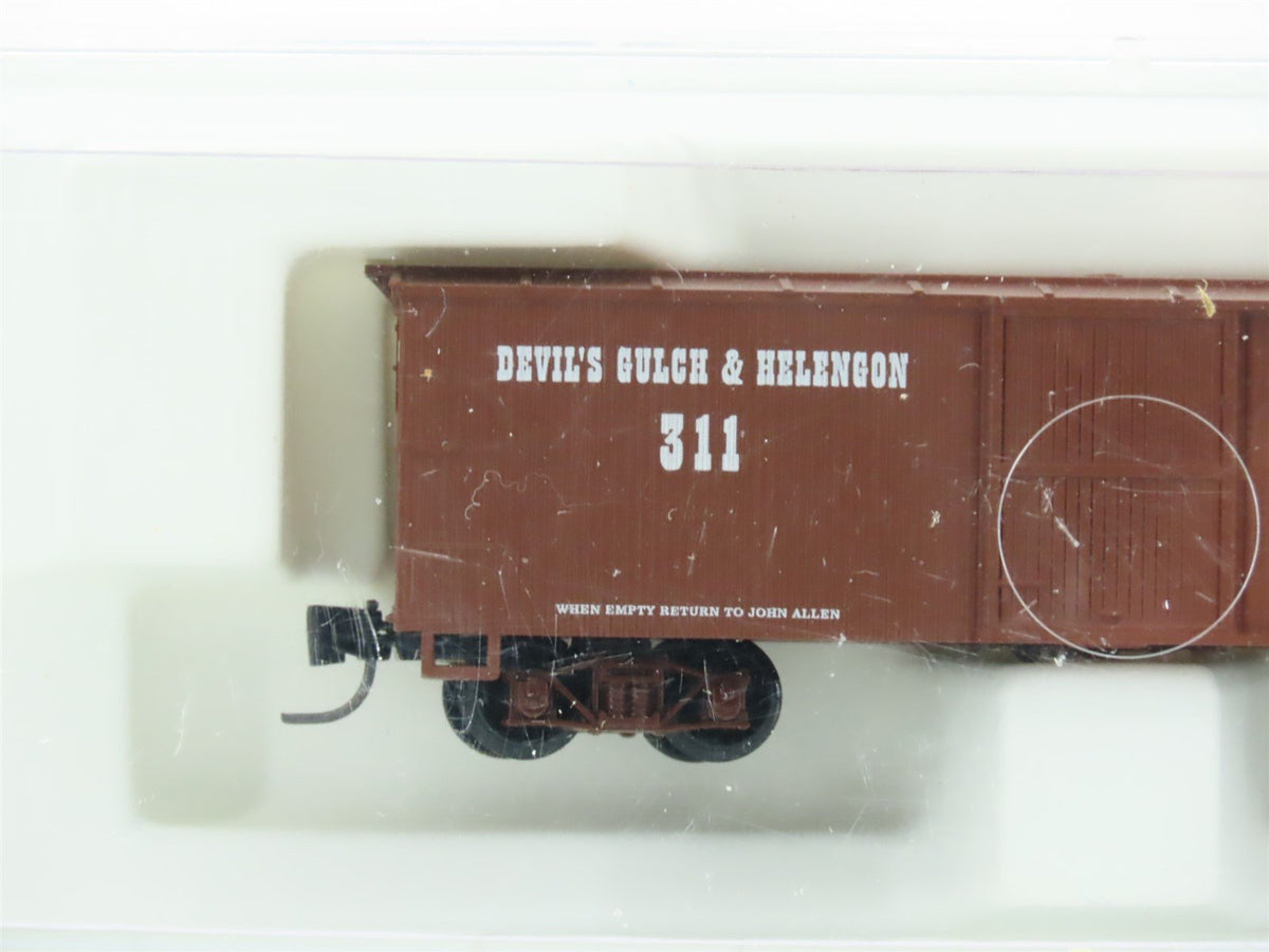 Nn3 Scale Micro-Trains MTL DG&amp;H Devil&#39;s Gulch &amp; Helengon 30&#39; Box Car #311