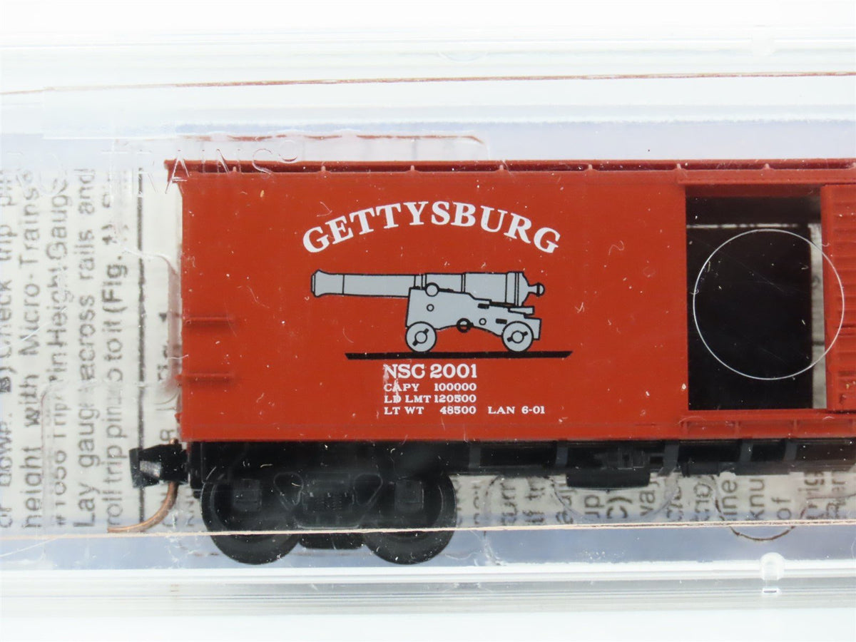 N Micro-Trains MTL NSC Gettysburg Ulysses Grant &amp; Robert Lee 40&#39; Box Car #2001