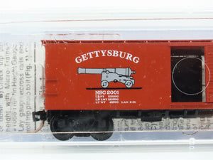 N Micro-Trains MTL NSC Gettysburg Ulysses Grant & Robert Lee 40' Box Car #2001