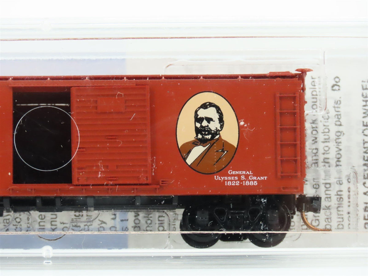 N Micro-Trains MTL NSC Gettysburg Ulysses Grant &amp; Robert Lee 40&#39; Box Car #2001