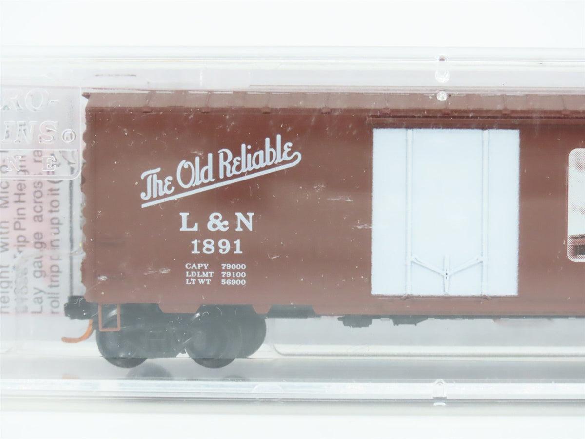 N Micro-Trains MTL NSC 08-01 L&amp;N The Old Reliable Union Station 40&#39; Box Car 1891