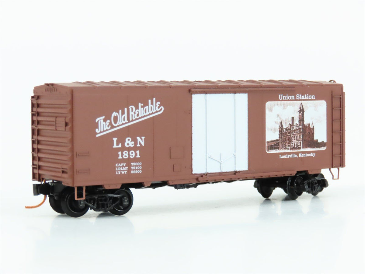 N Micro-Trains MTL NSC 08-01 L&amp;N The Old Reliable Union Station 40&#39; Box Car 1891