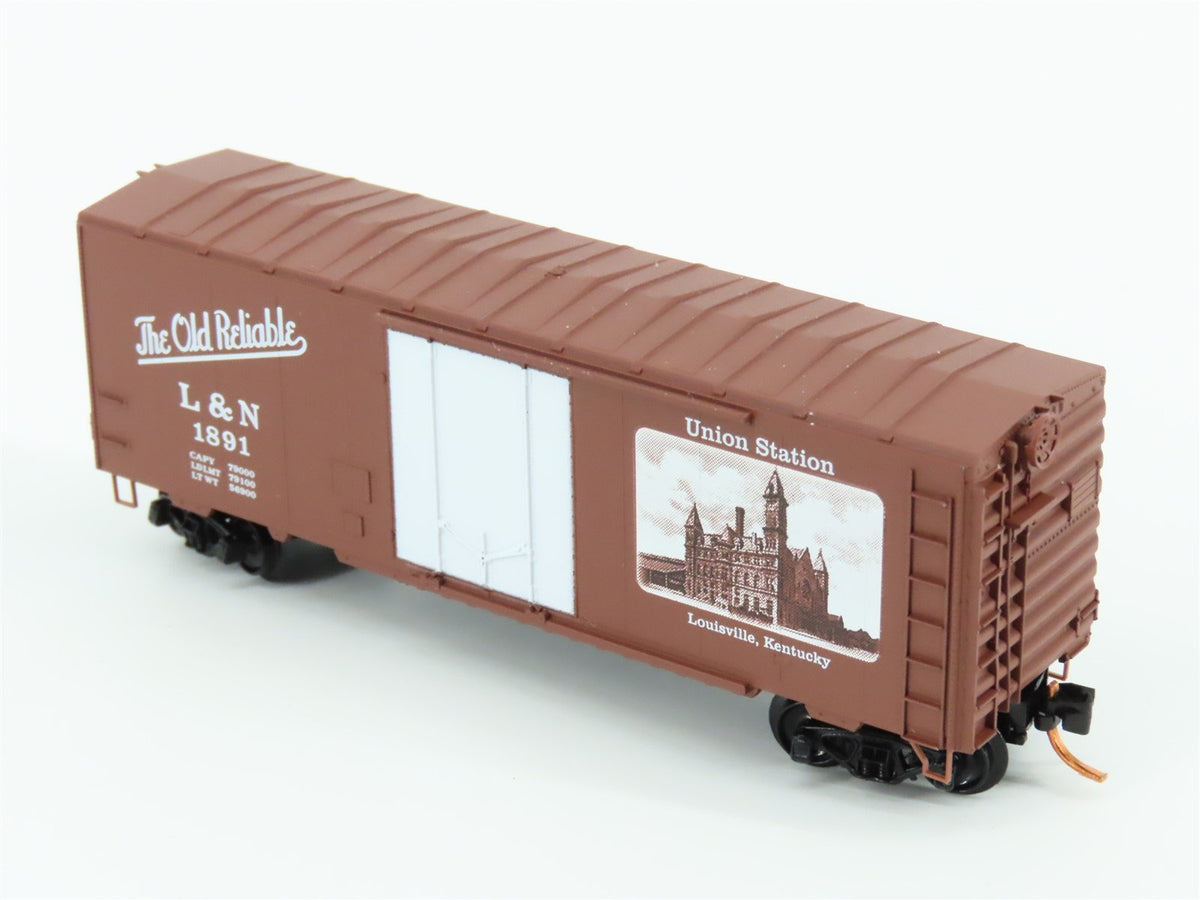 N Micro-Trains MTL NSC 08-01 L&amp;N The Old Reliable Union Station 40&#39; Box Car 1891