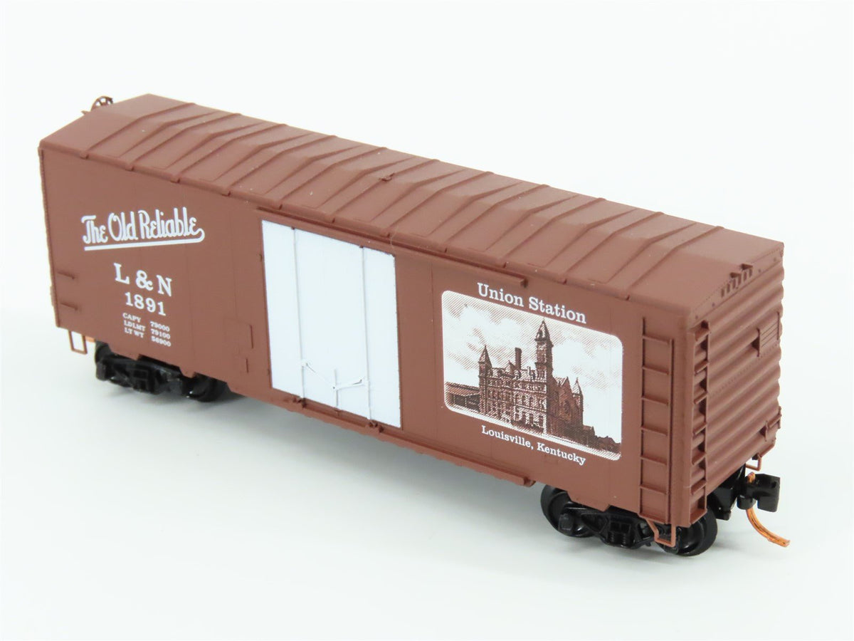 N Micro-Trains MTL NSC 08-01 L&amp;N The Old Reliable Union Station 40&#39; Box Car 1891