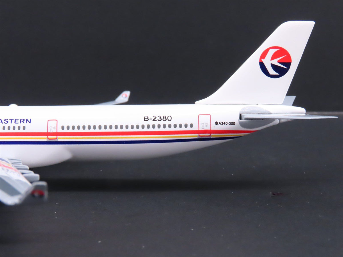 1:400 Dragon Wings 55005 Die-Cast China Eastern Airbus A340-313 Airliner wStand