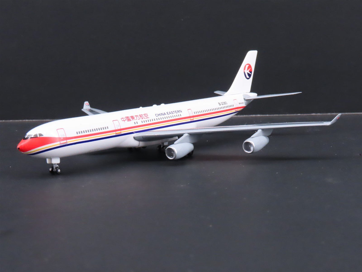 1:400 Dragon Wings 55005 Die-Cast China Eastern Airbus A340-313 Airliner wStand