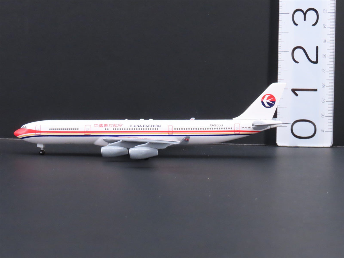 1:400 Dragon Wings 55005 Die-Cast China Eastern Airbus A340-313 Airliner wStand