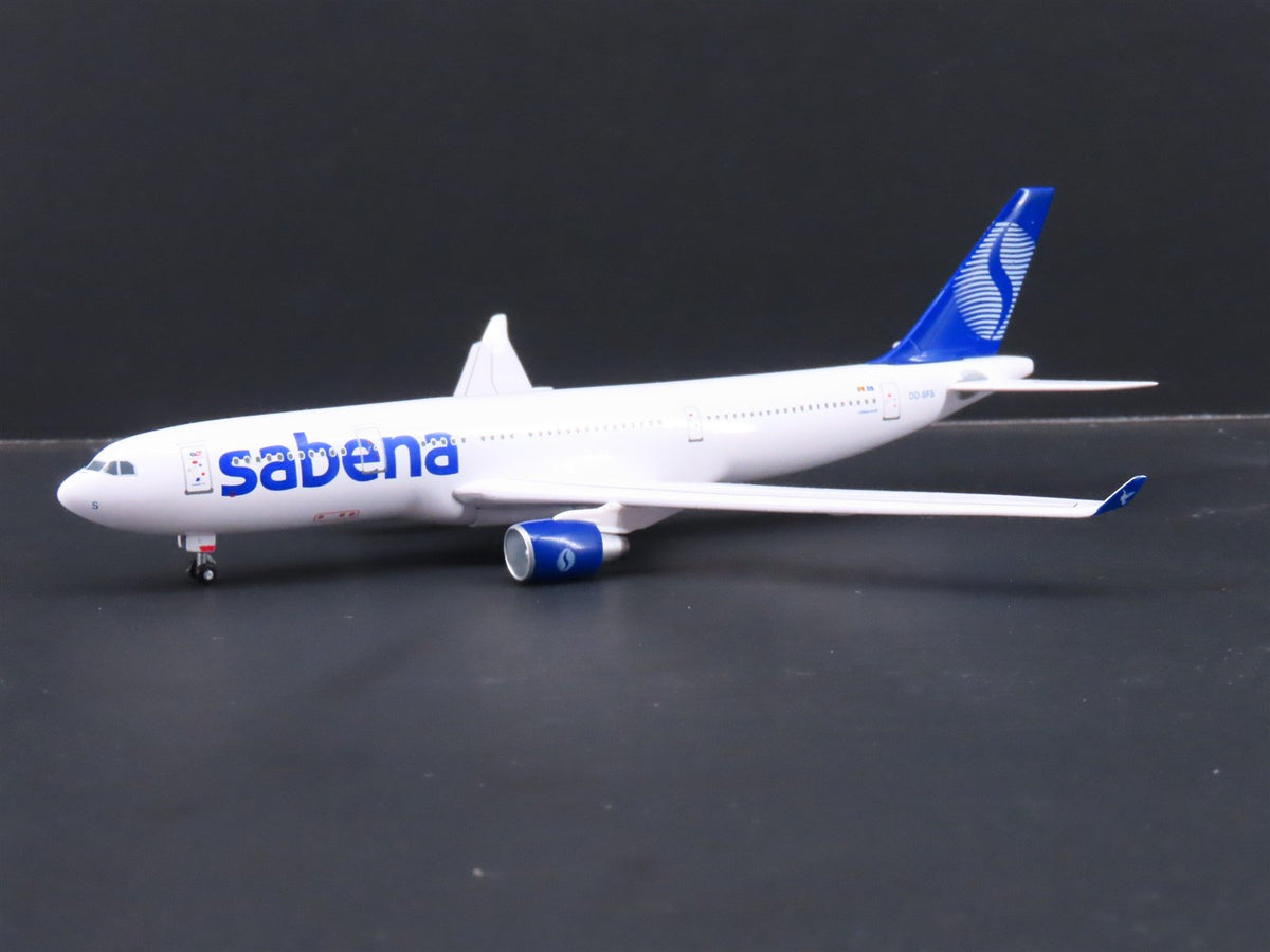 1:400 Scale Dragon Wings 55292 Die-Cast Sabena A330-223 Airliner wStand