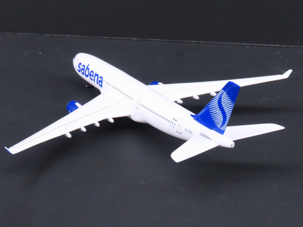 1:400 Scale Dragon Wings 55292 Die-Cast Sabena A330-223 Airliner wStand