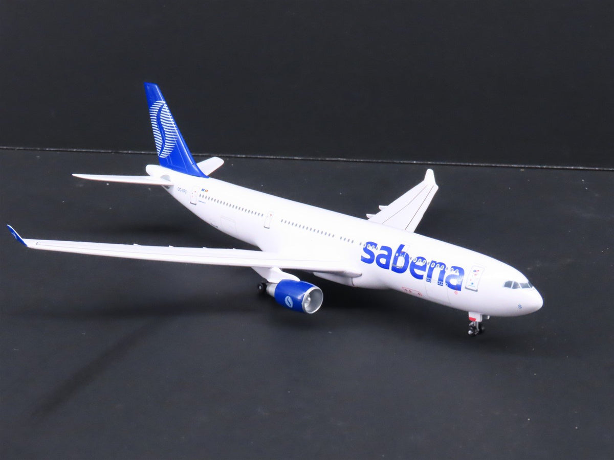 1:400 Scale Dragon Wings 55292 Die-Cast Sabena A330-223 Airliner wStand
